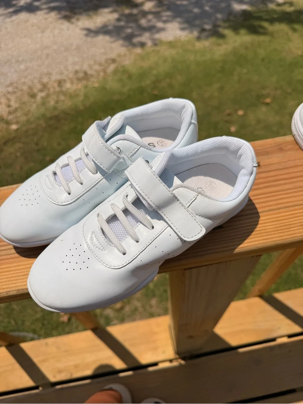Kids White Velcro Sneakers for Everyday Play
